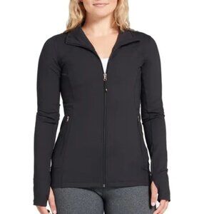 Calia Core Fitness Jacket Women's Medium Pure Black NWT Carrie Underwood